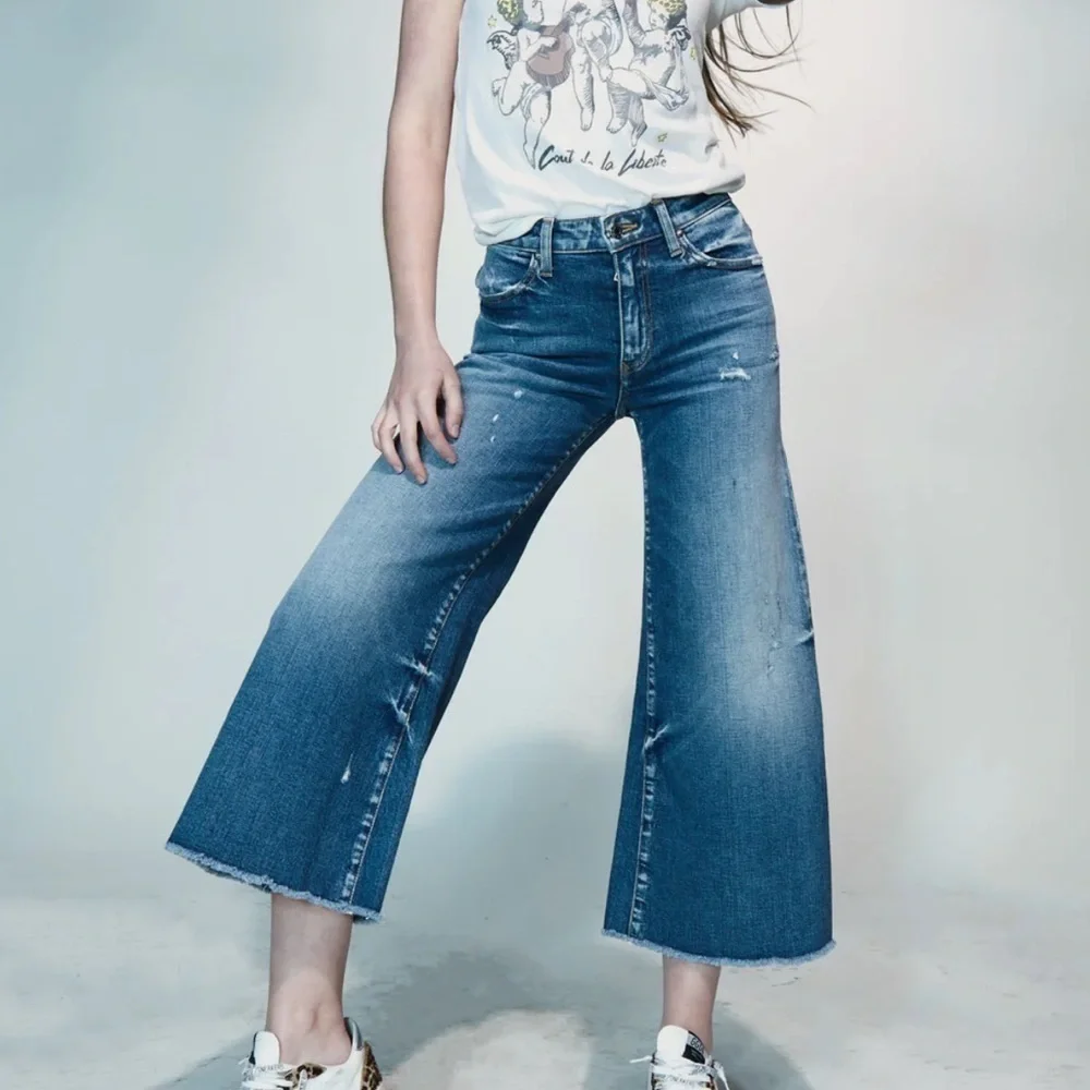 Coût de la Liberté Wide Leg Crop Jeans Size 25